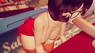 Velma Gets Dicked Down in Halloween Town