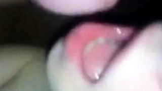 Russian whore licked ass and sucked cock. Cum in mouth