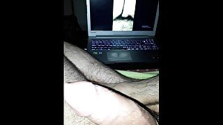 I am Watching my friend's fuck video and imaging fucking his sexy wife