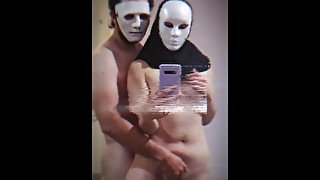 Masked stranger fucks me hard