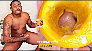 OfficiallyJaylon fucks the walls off a fruity Orange