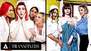 TRANSFIXED - TRANS-LESBIAN DOCTORS COMPILATION! MILFs, THREESOMES, ORGIES, & MORE!