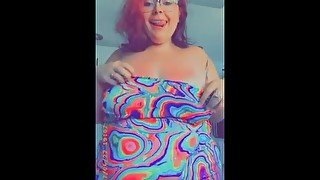 Sexy red head BBW big titties