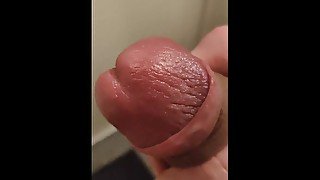 Little cumshot in the bath room