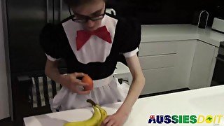 Twink Housemaid Ass Bred First Time By Beefy Step daddy