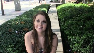 Money for adorable teen cali hayes in exchange for oral-sex