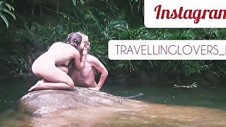 Tarzan and Jane are passionately fucking in the wild jungle XXX