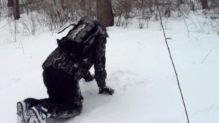 Outdoor Joy in the Snowbound Forest