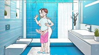 Sexnote part 16 - hot milf jerk in shower