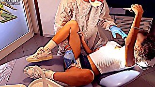 DENTIST ADVENTURE: perverse medical examination for a young lady