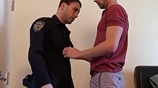 Policeman Tony Bay sucked off before pounding Jake Steel