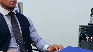 Hung Colleague Ass Breeds Boss In Office