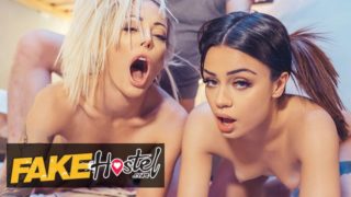 Fake Hostel - Beautiful Babes Isabelle Deltore & Martina Smeraldi Had Threesome In The Hostel