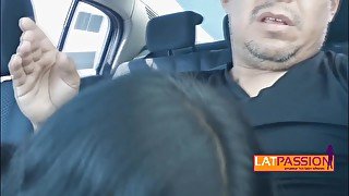 My Stepdaughter Sucks Me Off In The Car And I Ejaculate In Her Bitchs Mouth