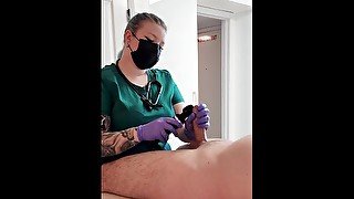 NURSE EXAM LEADS TO ORGASM