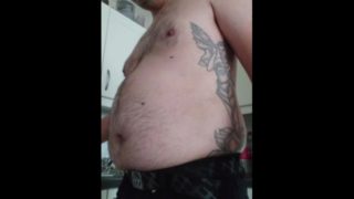 1L soda chug + burps at 191lbs/87kg