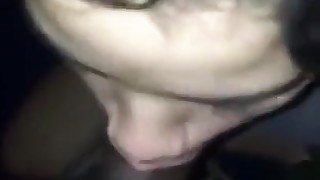 Lightskin gives sloppy blowjob