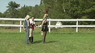 Human Pony Dressage Demo One