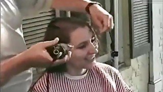 beautiful girl headshave