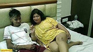 Amazing hot sex with stepsister after dinner. Desi Sex