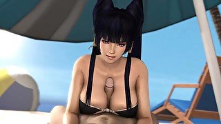 Nyotengu Beach Tit Job