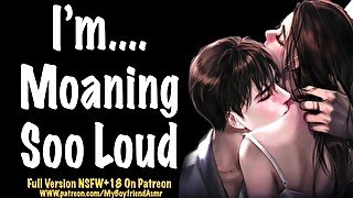 (NSFW) Making your  Submissive Sexy boyfriend moan loud.. [18+ ASMR] Licking (Pinned Down) sub