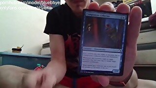 Opening a Pack of Trading Cards