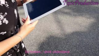 Ipad crushed under metal tipped stilettos