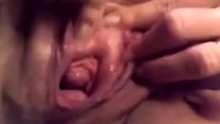 Granny pussy masturbation