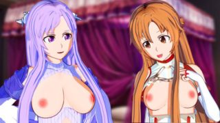 Sword Art Online - Asuna X Futa Quinella 3D Hentai