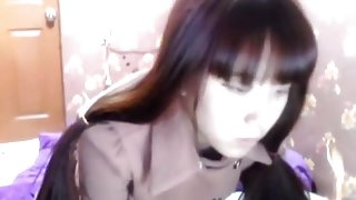 Peep! Live chat Masturbation! Full view is muff of Korea Hen skinny angel