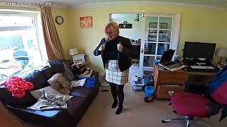 New Mini Skirt Try On Haul - Behind The Scenes Pt2 - CurvyClaire