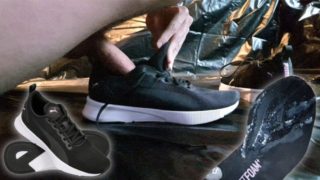 4K - Sex with delicious Puma girl sneaker. I cum inside