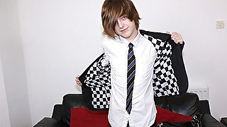 Tyler Wanking In His School Uniform! - Tyler Archers Uniform Jerk