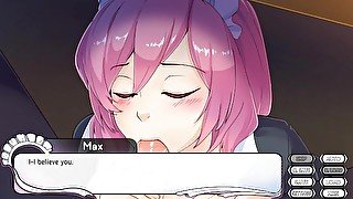 Maid Mansion: Cock Sucker House Maid, Cumshot in Mouth, Hentai Ep. 2