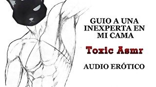 Le doy instrucciones a una inexperta en mi cama [ASMR] [Audio Erótico] [Voz de hombre]