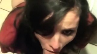 dirty talk fucking a girl in bathroom