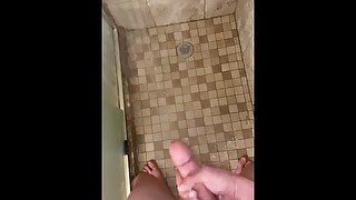 Johnny’s POV shower play(long range cumshot)