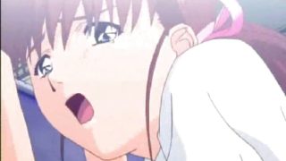 Hentai gets mouth filled with sperm