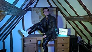 LEATHER DADDY TEASING SEDUCTION DENIAL