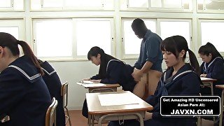 Japanese Babes Fucked In Class