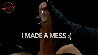 Stroking Big White Cock for POV Solo Male Masturbation Cumshot with Cum Play