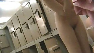 Provocative spy sex video from girls' changing room