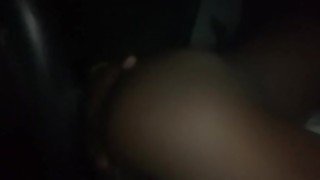 Ebony Slut Wanted To Ride Dick In The Car