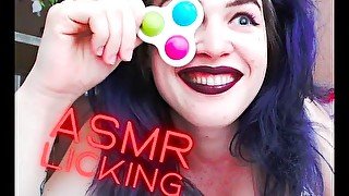 💞 ASMR LICKING SIMPLE DIMPLE 🍭🍬🍌