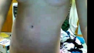 Chatroulette - Pale teen with perfect pink nipples