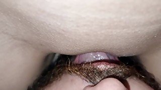 Eating teen pussy for breakfast