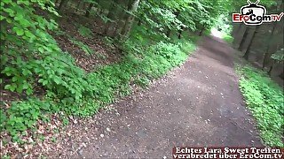 german ebony hitchhiker teen 18+ public pick up and outdoor fuck