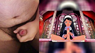 Nun Lily big ass and boobs 3D game