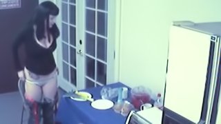 Voyeur sees her hard masturbating